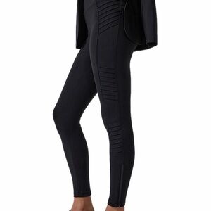 Athleta Delancey Moto Black Tight, Large